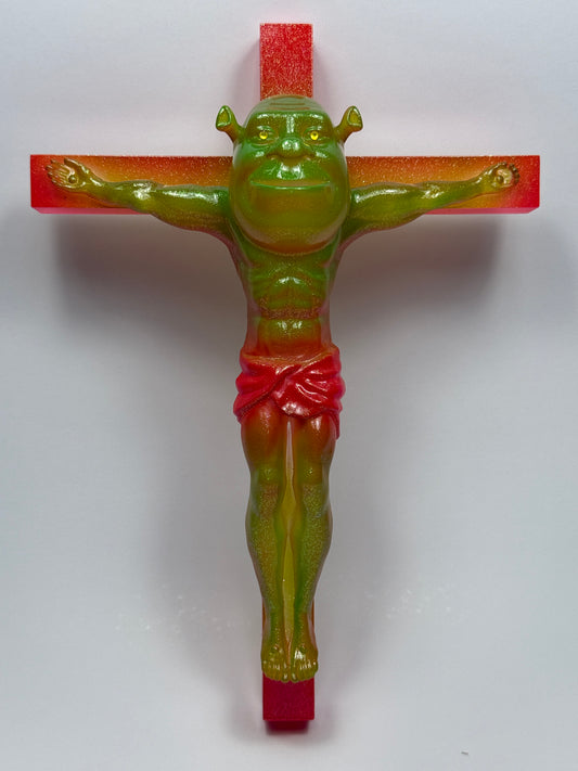 Christ on the Cross but he is a Sherk