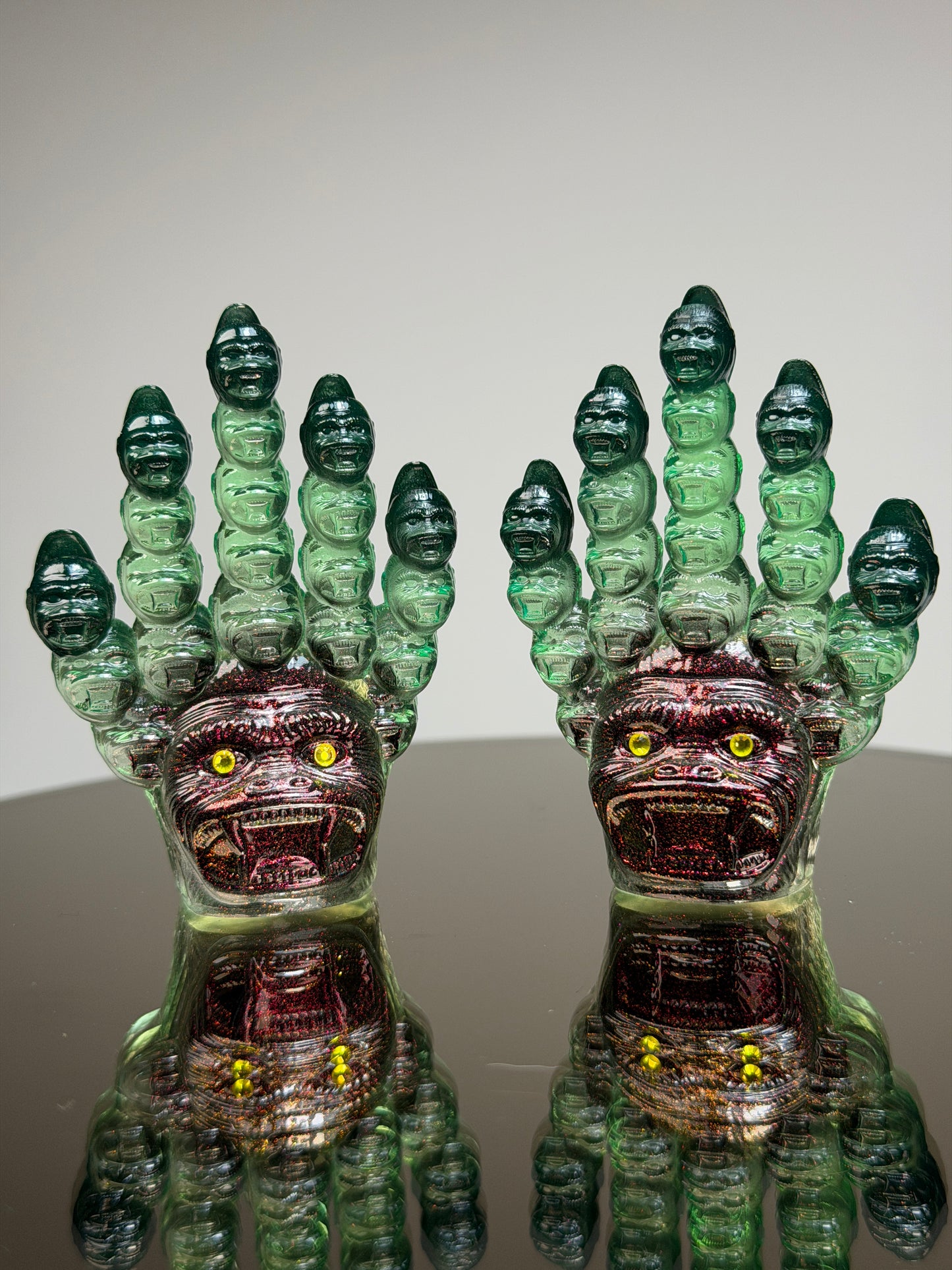 Ape Head Claws: Green (small set)