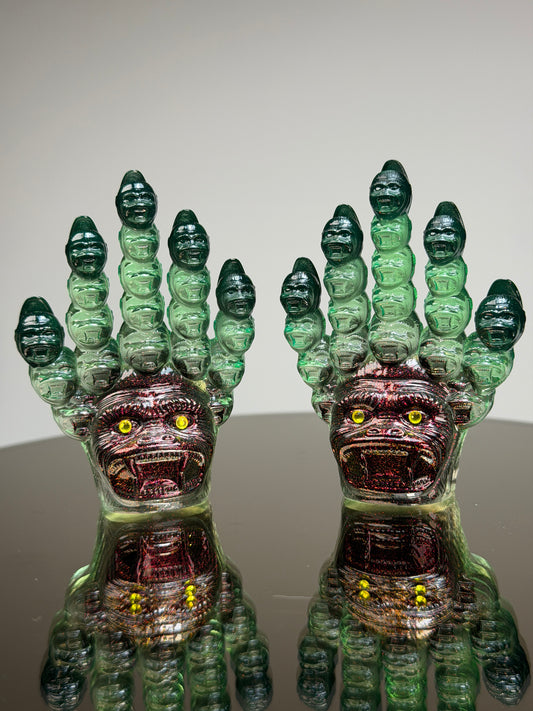 Ape Head Claws: Green (small set)