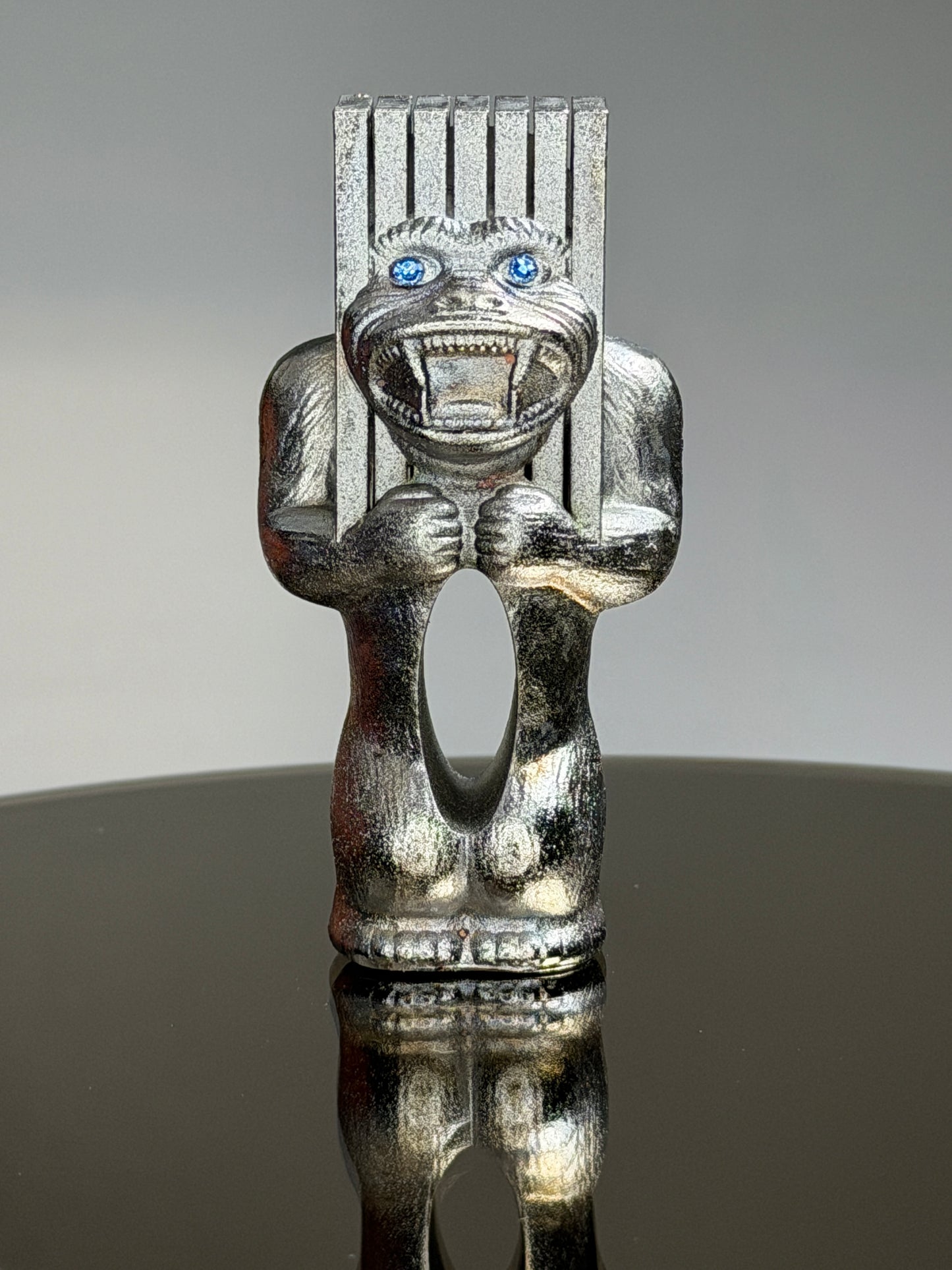 Monolith Head Ape: Chrome Plated Blocky