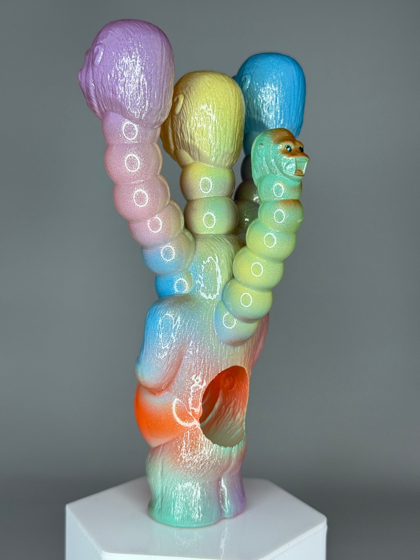 Sidewinder Ape: Pastel with Orange