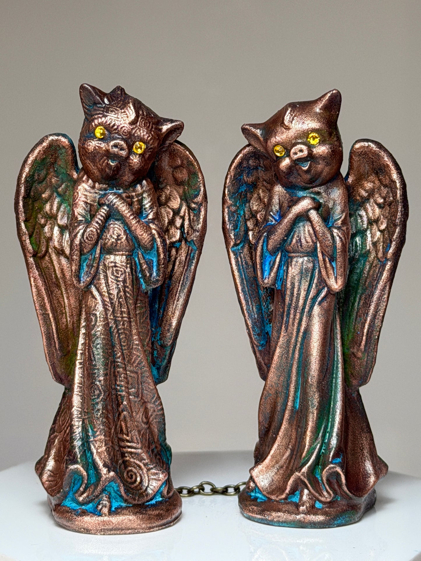 Angel Pig: Copper Plated Patina