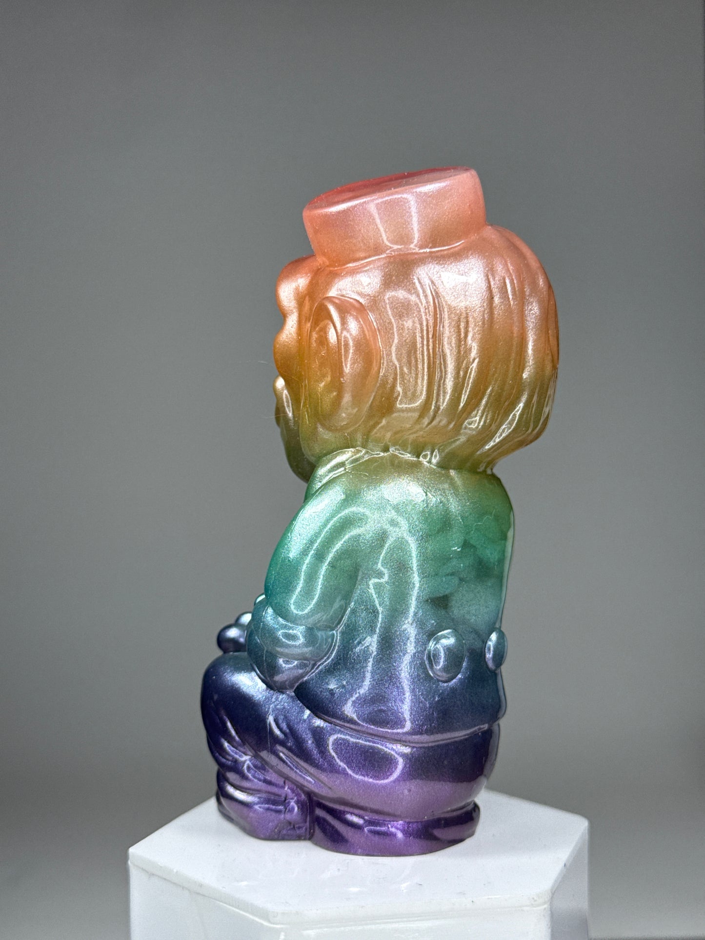 Monkey with Bananas: Light Rainbow Sparkle