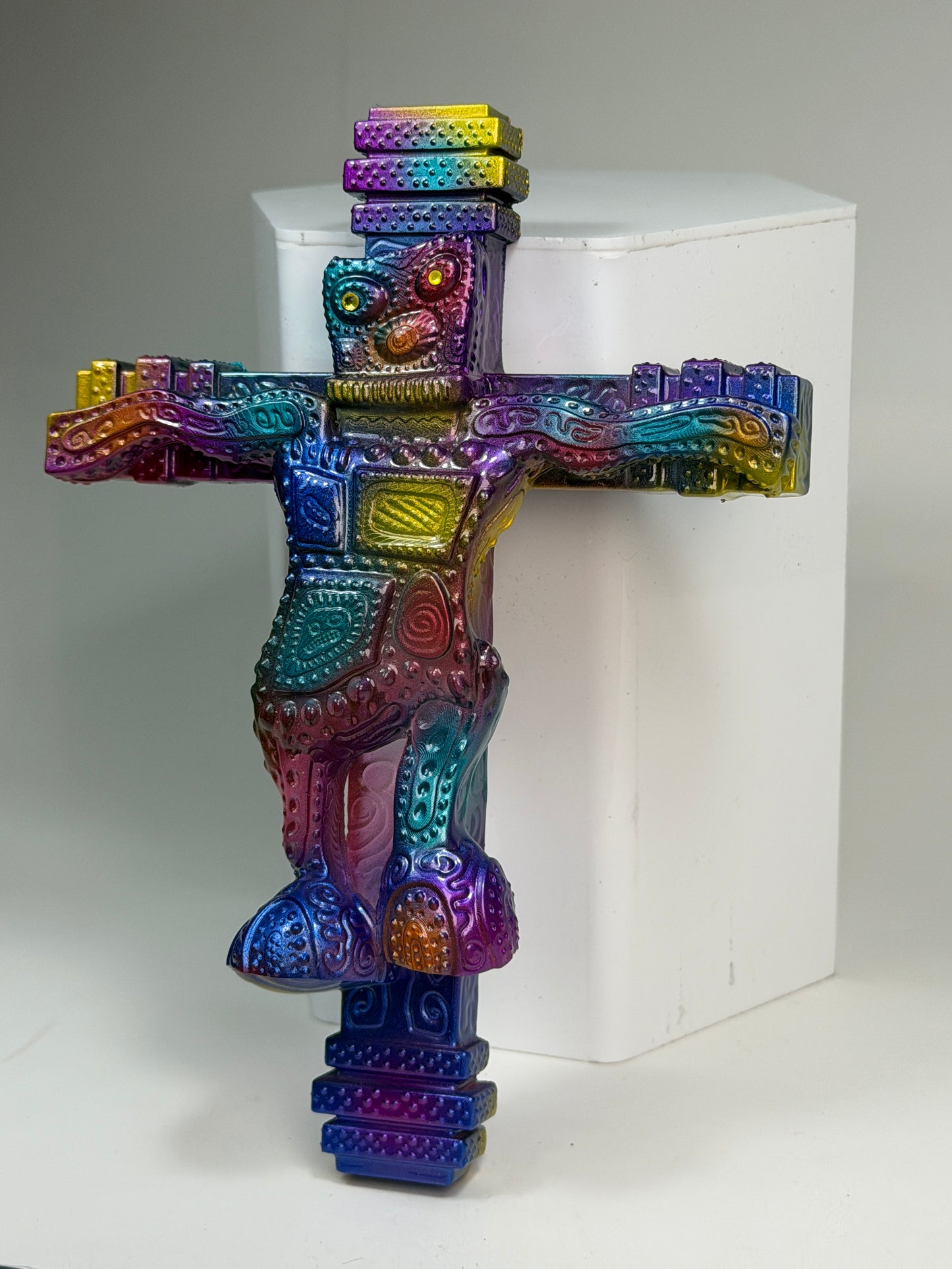 Wonky Robot Up on the Cross: Agressive