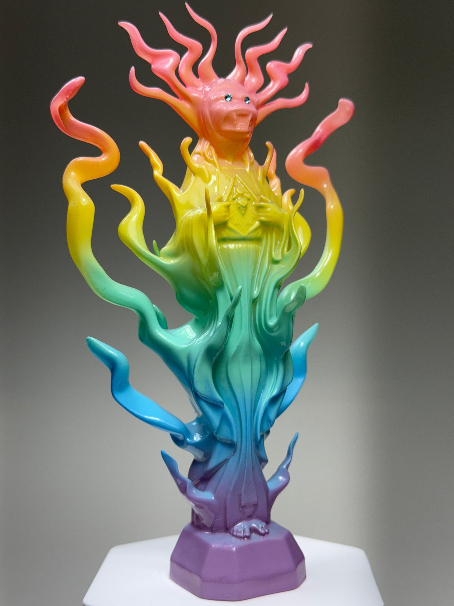 The Sun of God: Pastel Rainbow Flame