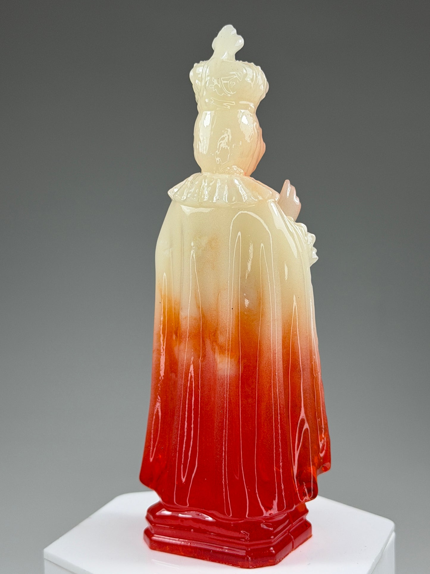 Saint Ape: White/Orange Fade Glow