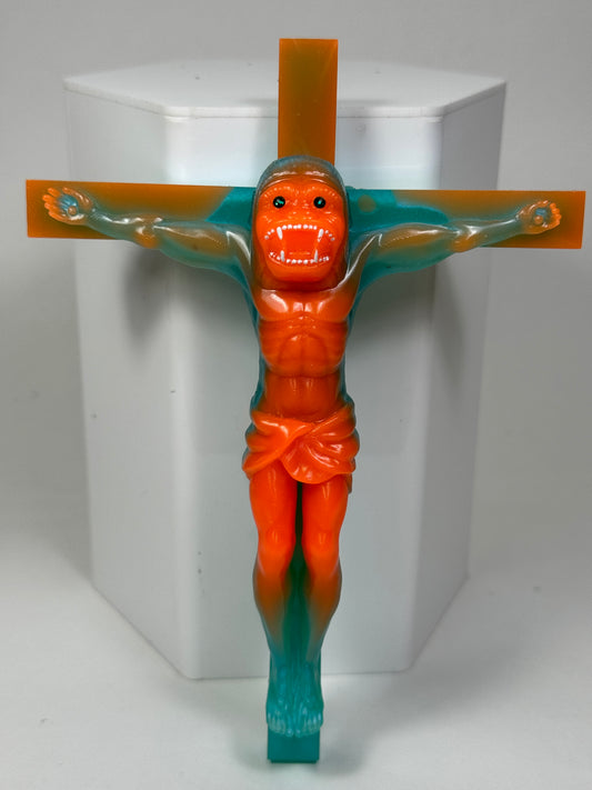 Christ on the Cross but he is an Ape, Magical Toy: Pitstop on the Way to Eternity