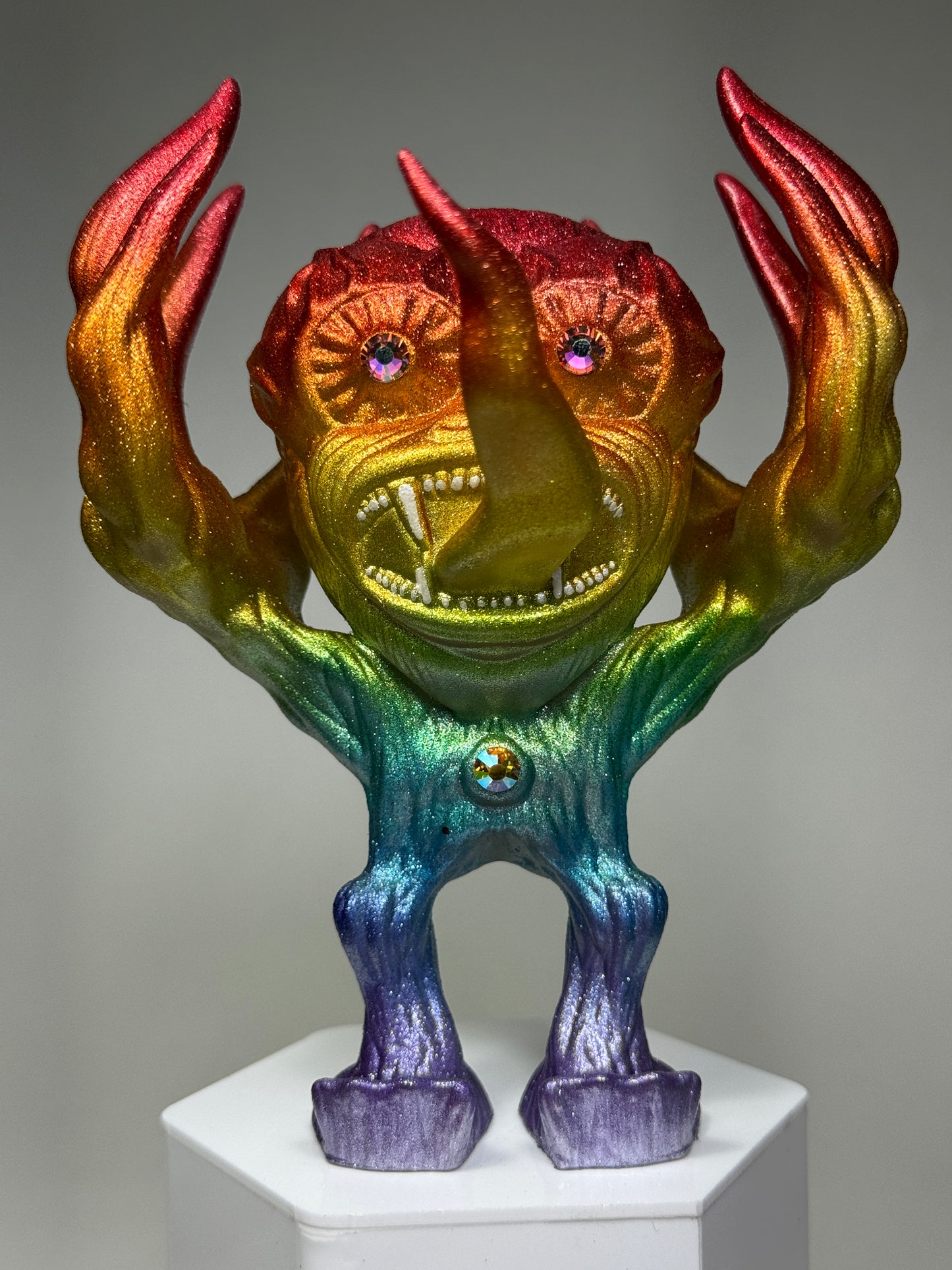 Migraine Ape: Metal Flake Rainbow Sr.