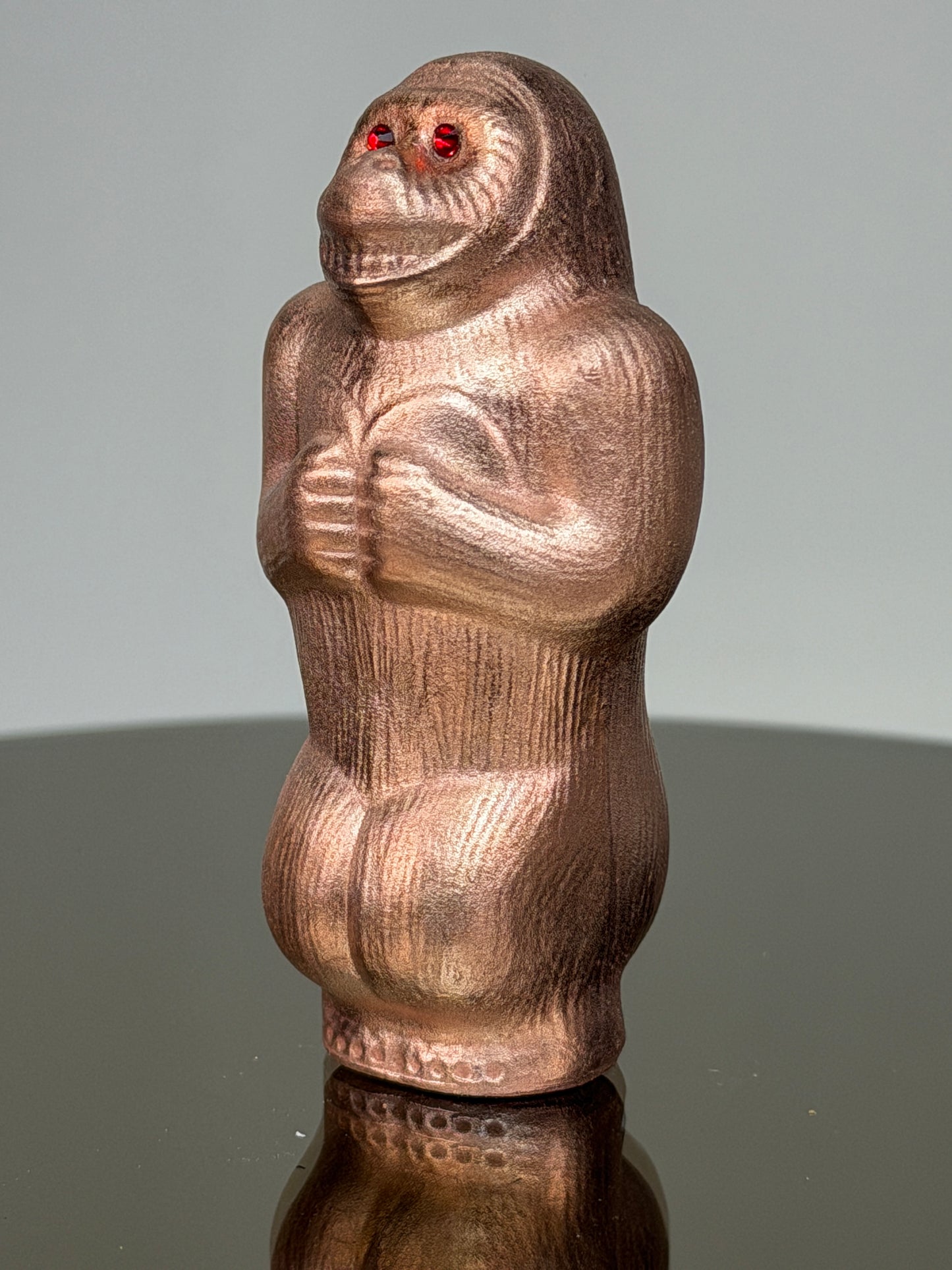 Happy Ape: Copper Plated Polished