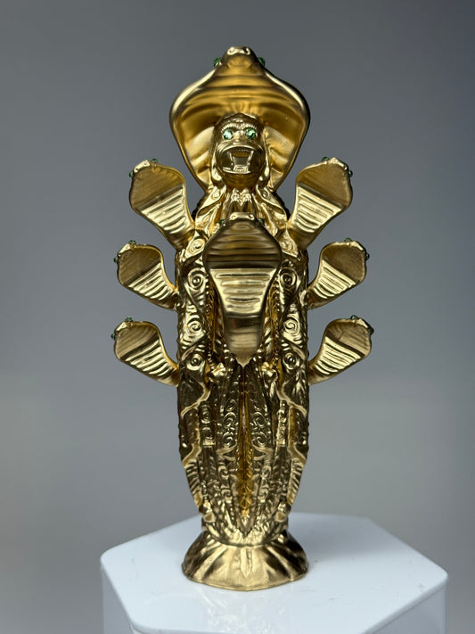 Cobra Cult Worshiper: Gold Chrome with Green