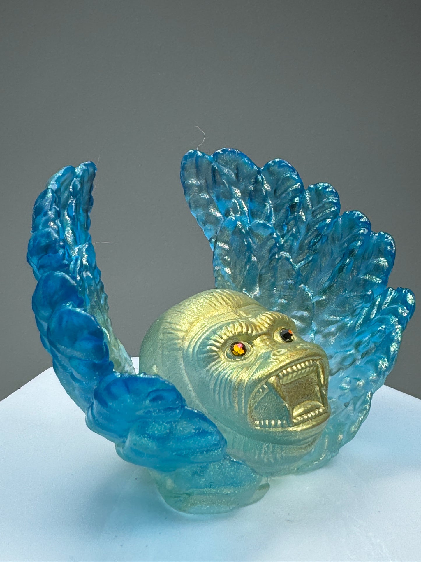 Cherub Ape: Blue and Gold