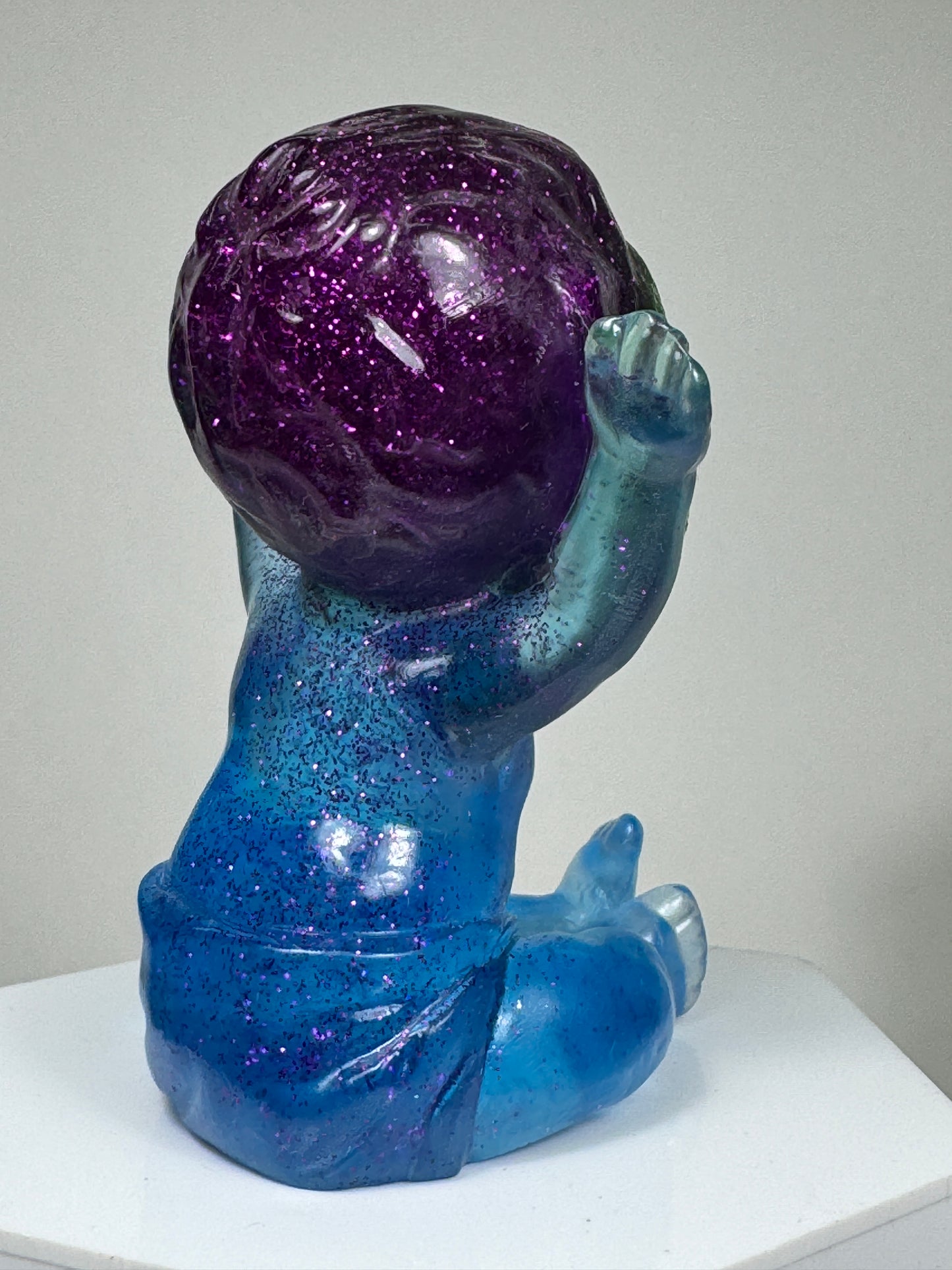 Baby Ape: Infant Translucent Blue/Glitter Purple