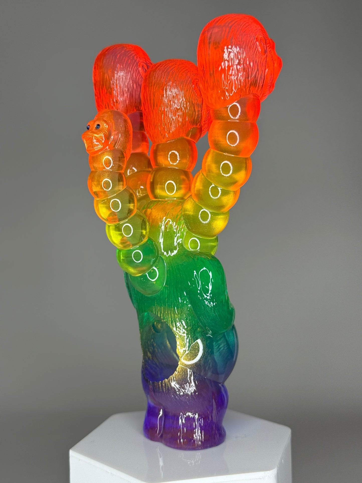 Sidewinder Ape: Gold Transparent Rainbow