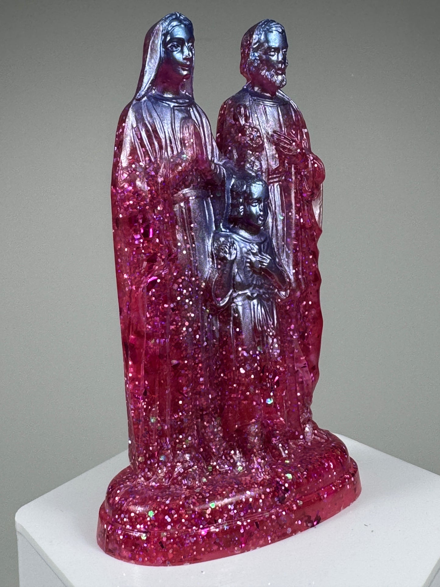 The Holy Family: Pink Glitter