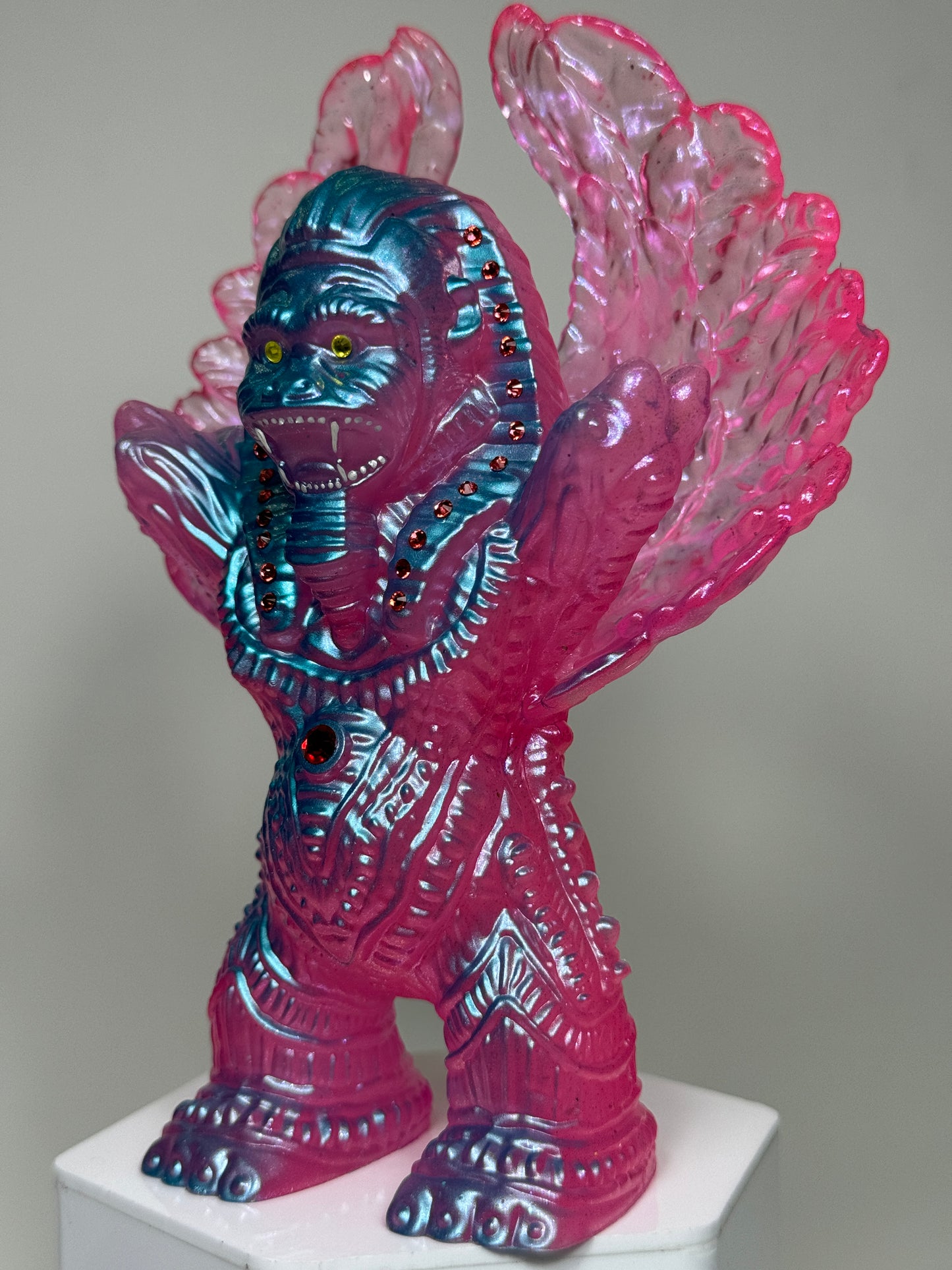 Winged Sphinx Ape: Fireheart Pink Glow