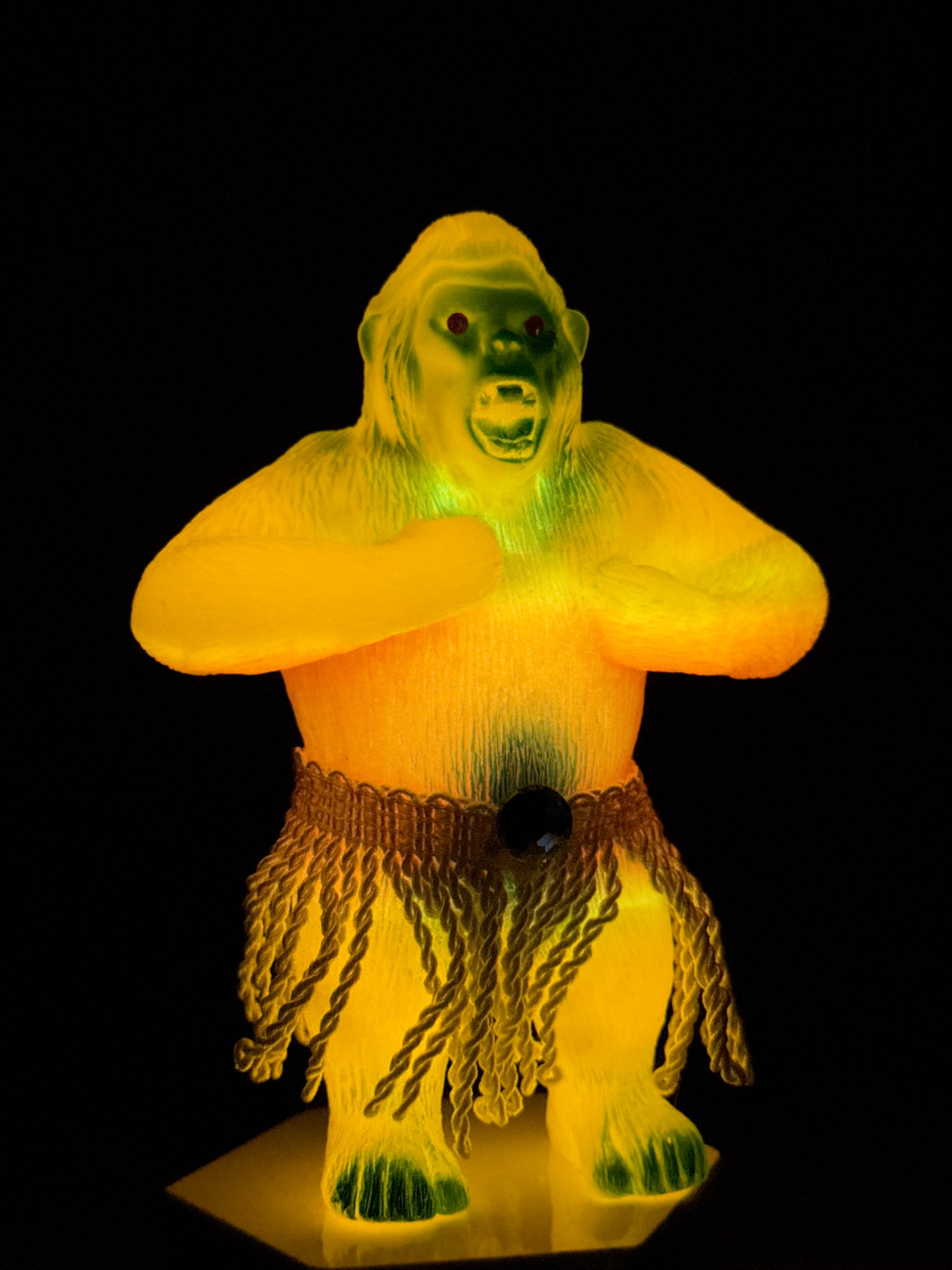 Hula Ape: White/Orange Glow