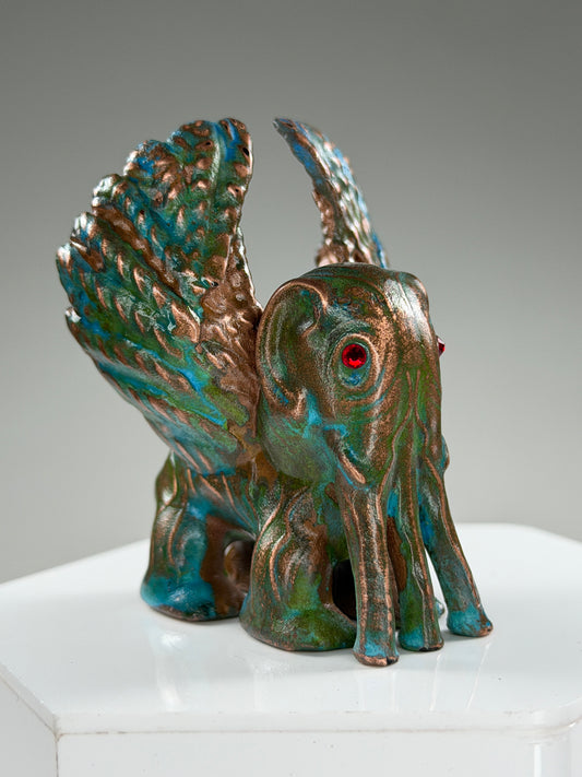 Winged Elephant of the New Day: Copper Plated
