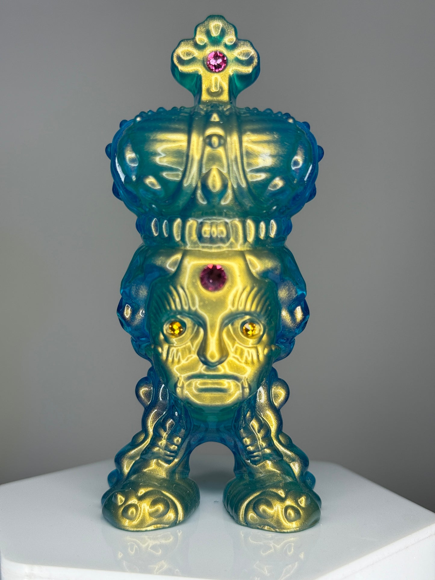 Mecha Faith Hopper: Clear Blue