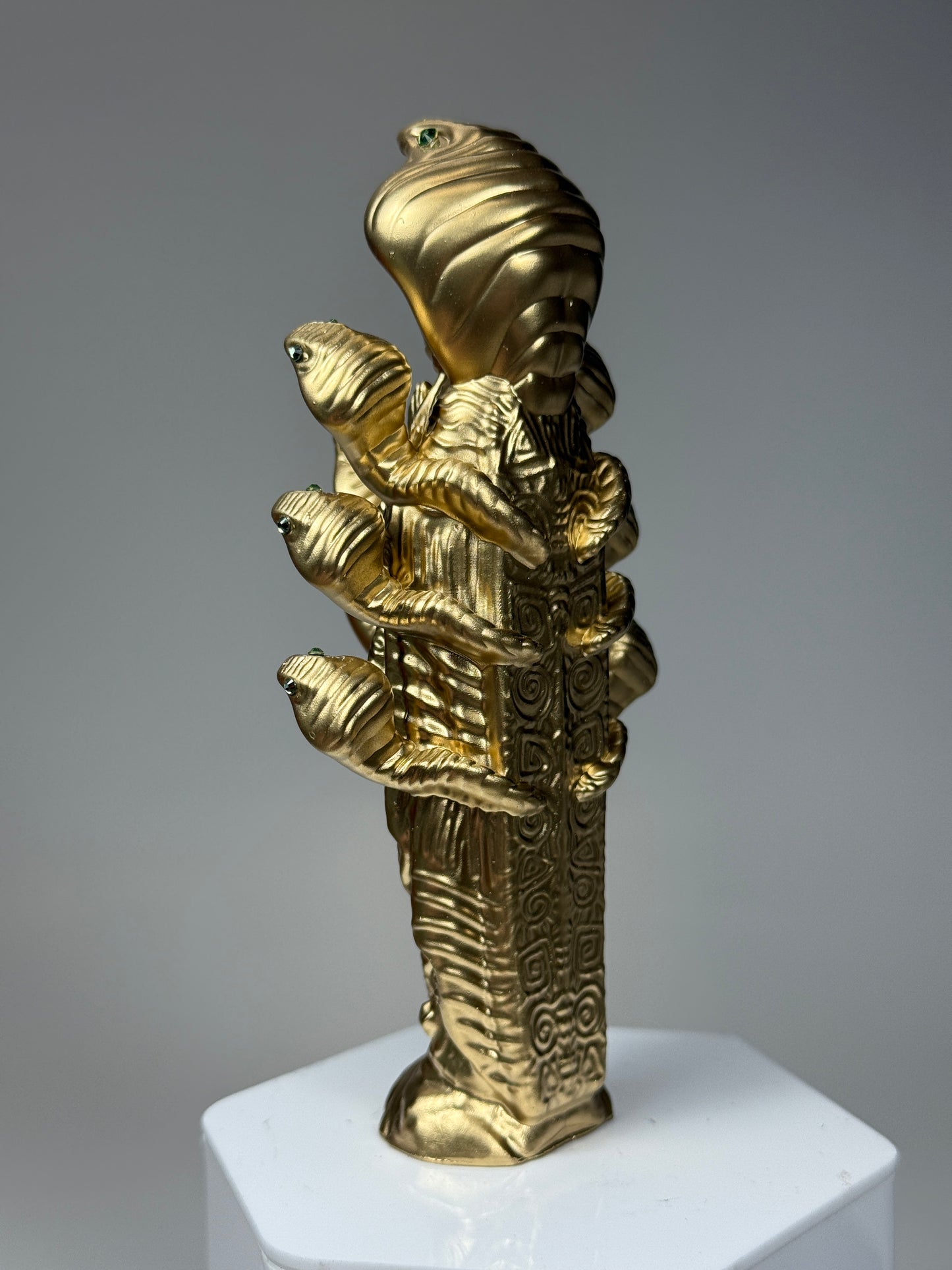 Cobra Cult Worshiper: Gold Chrome with Green