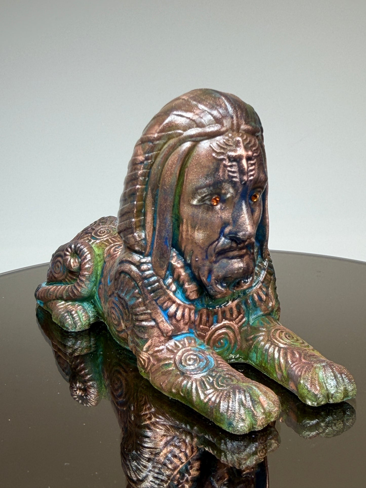 Sphinx Jesus: Copper Plated Prototype 2 (bigger)