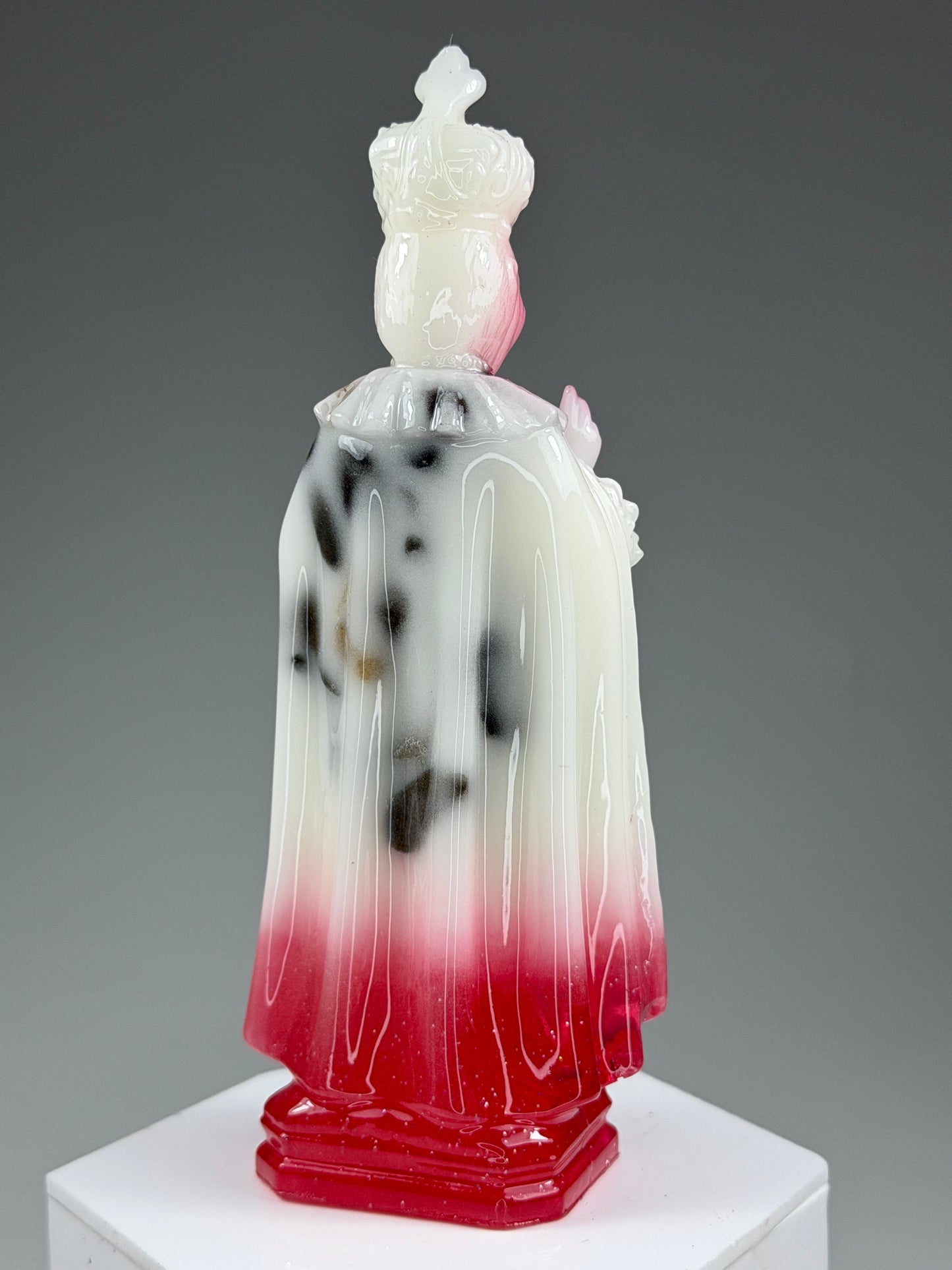 Saint Ape: White/Red Fade Glow