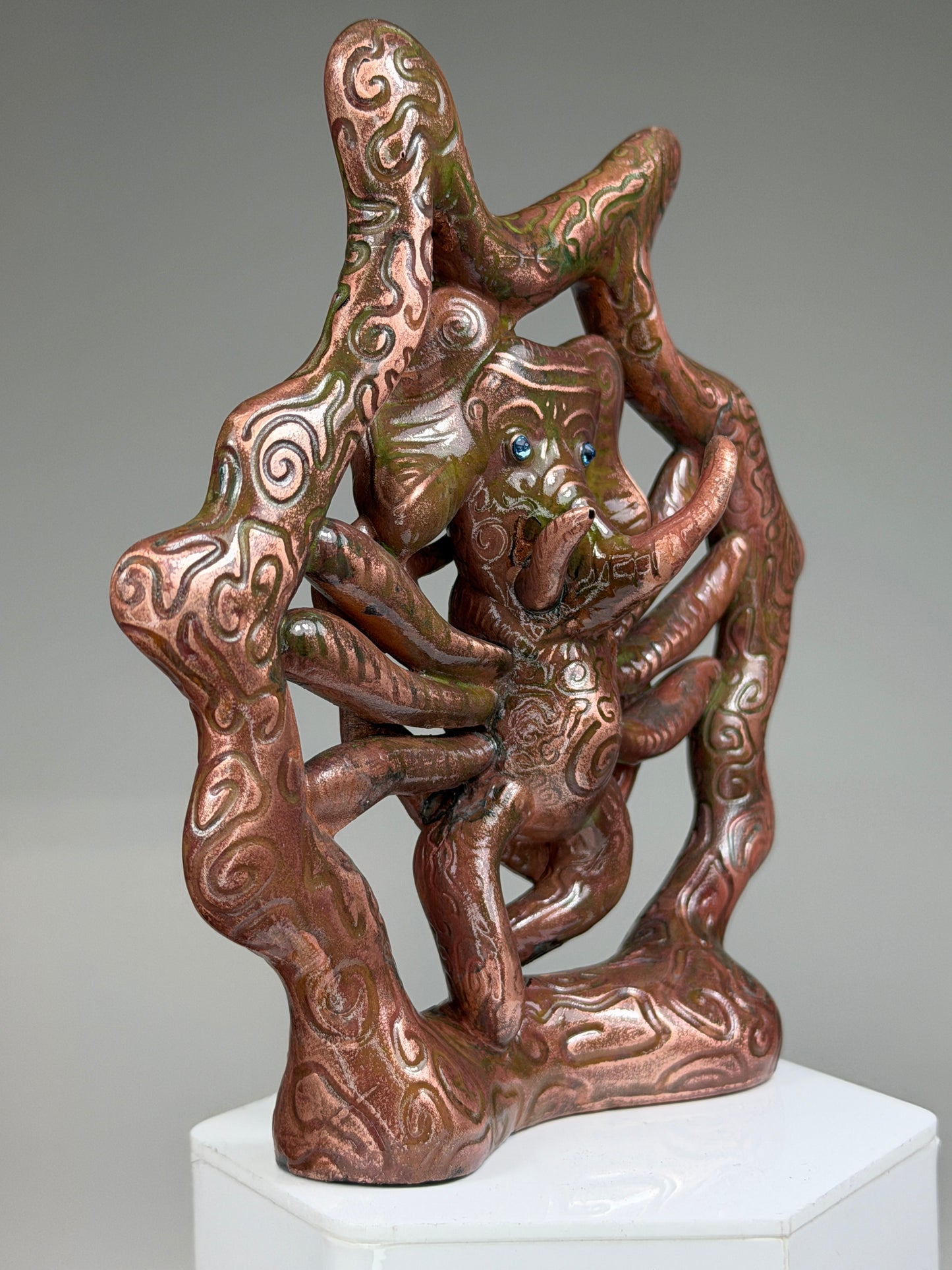 Ganna Sh’aa: Copper Plated with Green