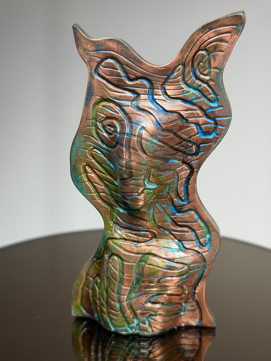 Hard Edge Soft (Portrait): Copper Plated Accord