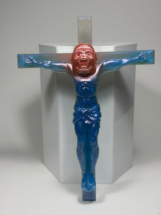 Christ on the Cross but he is an Ape (Big Choice)
