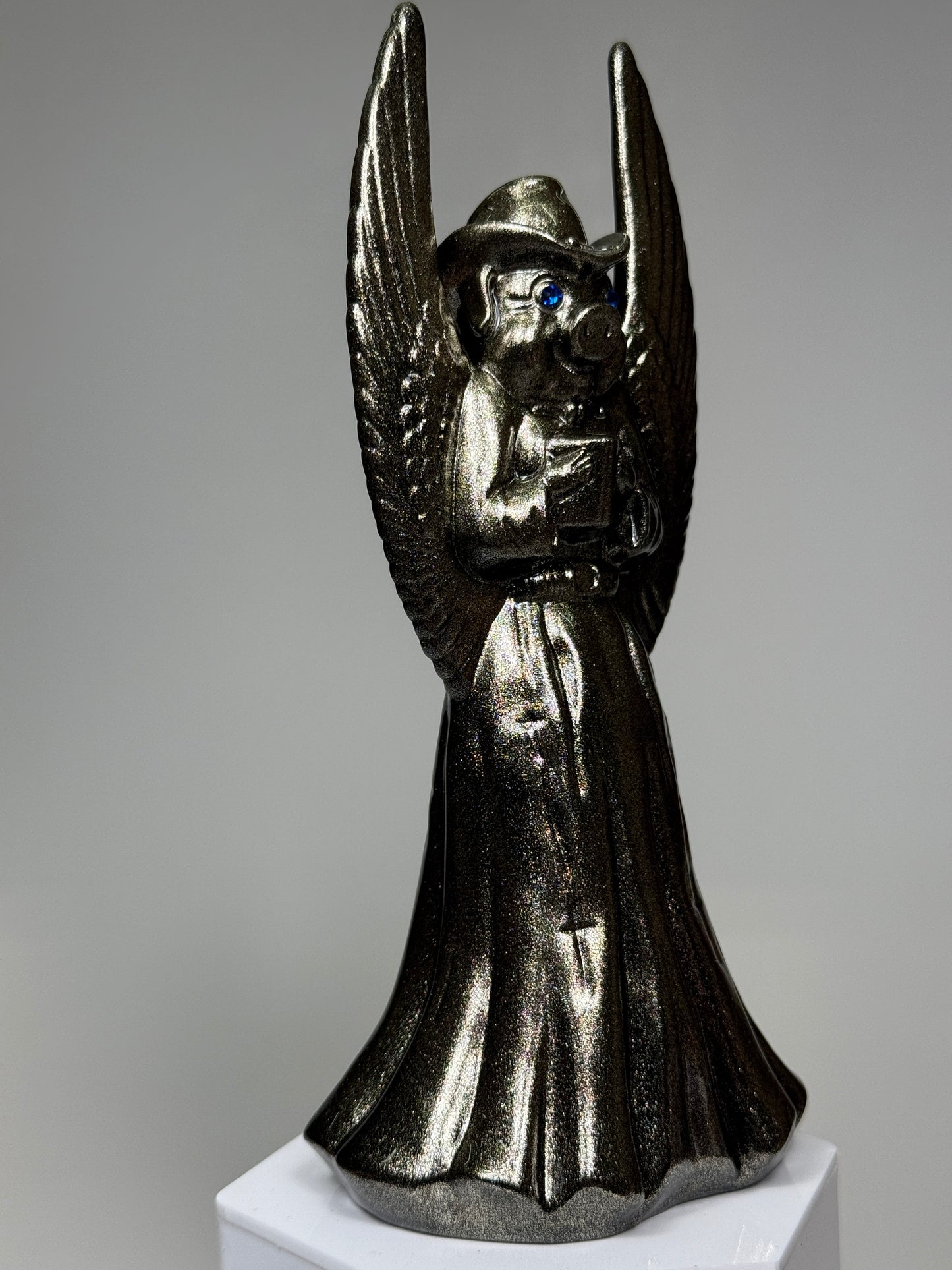 Deputy Pig Goes to Heaven: Dark Chrome Metal Flake