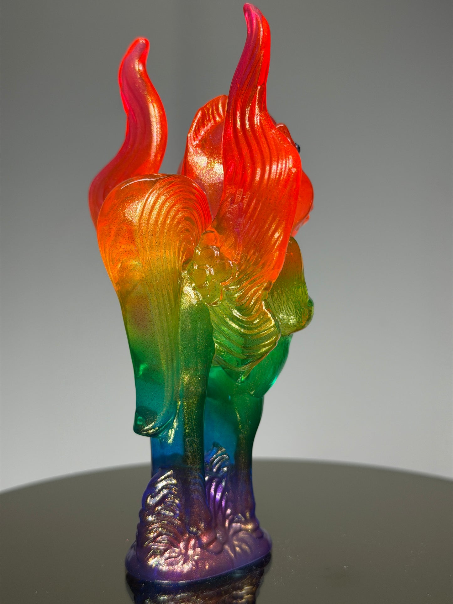Pegasus Wag: Transparent Rainbow