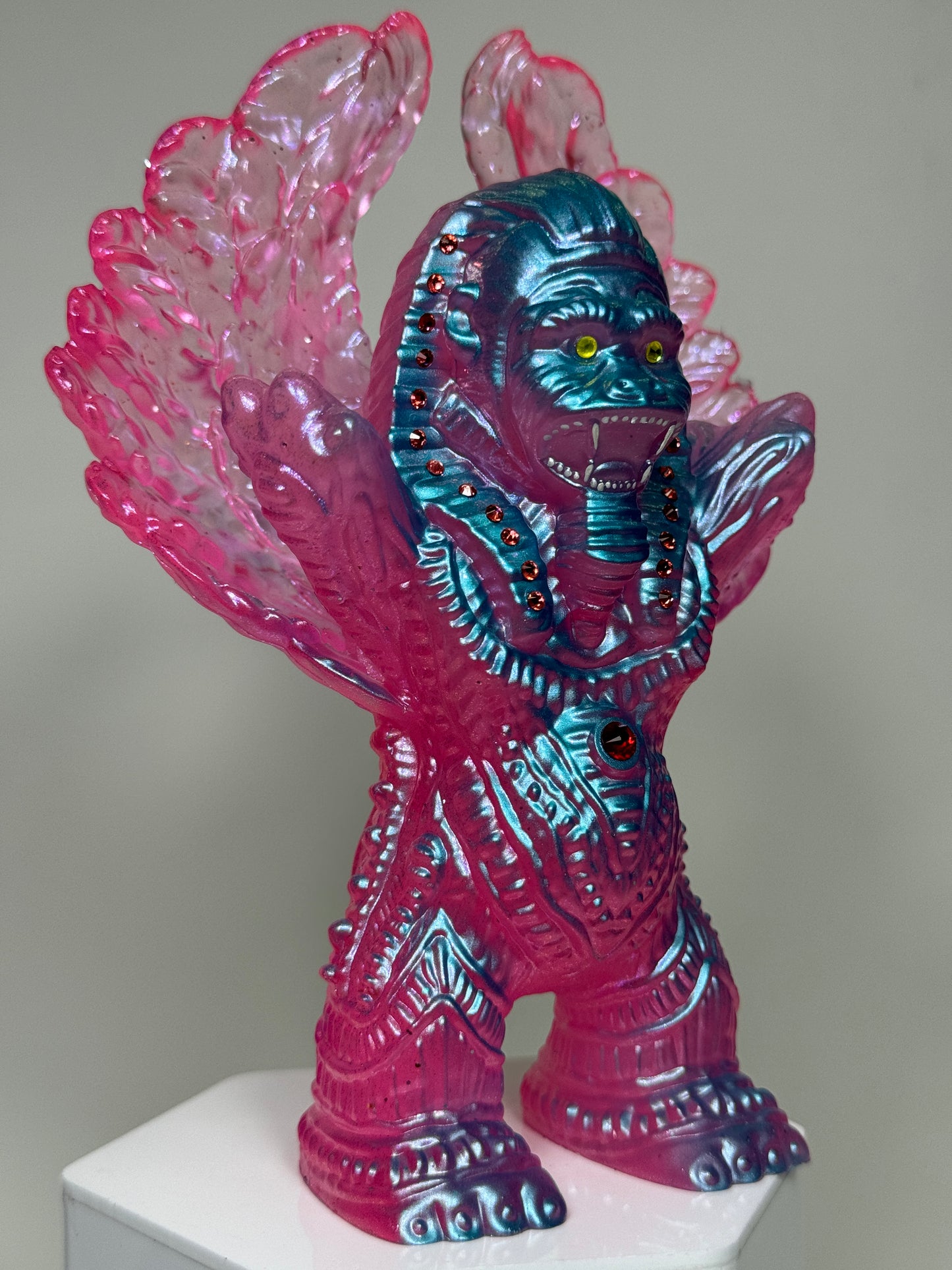 Winged Sphinx Ape: Fireheart Pink Glow