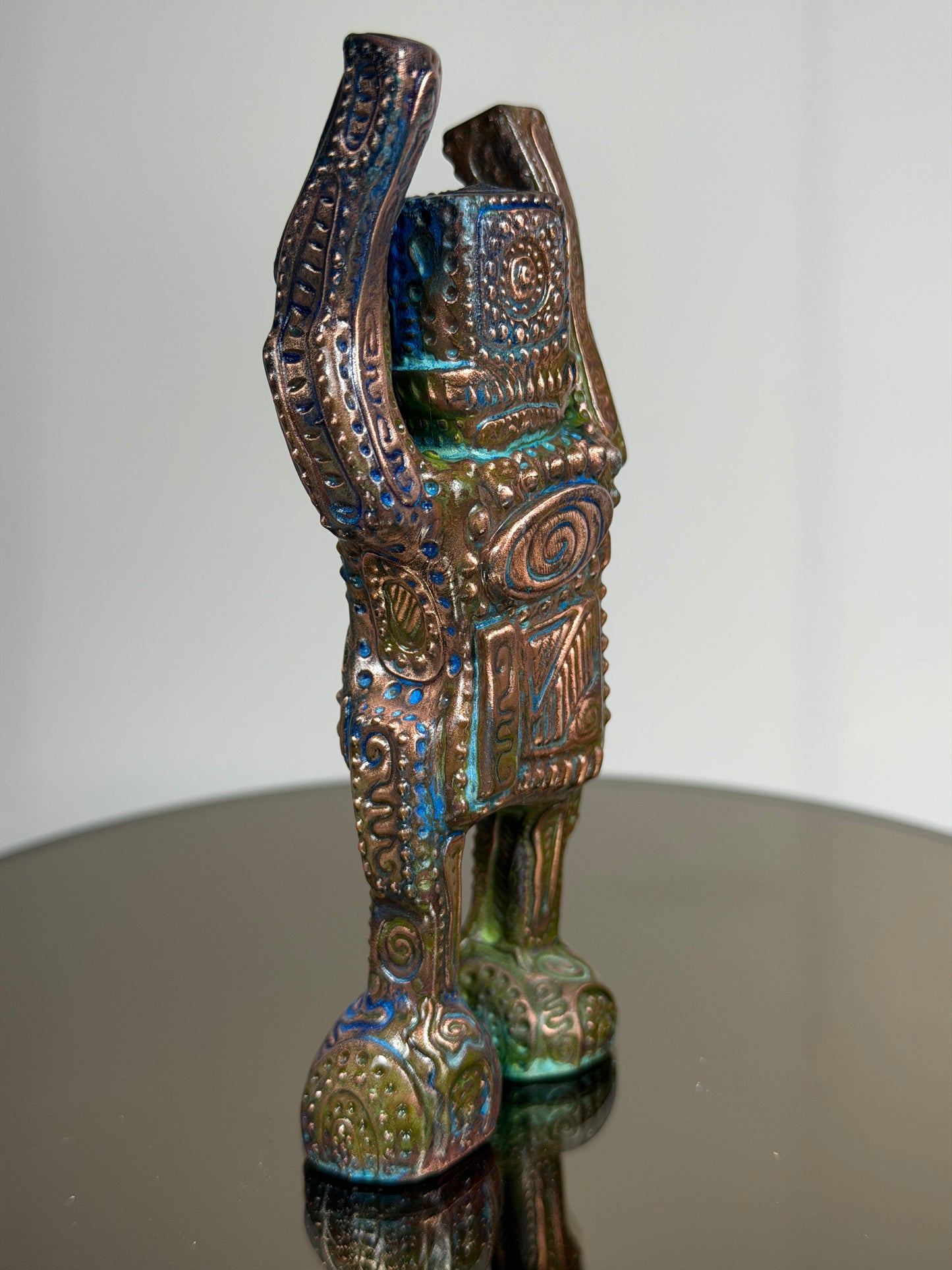 Wonky Robot: Copper Plated CarryOn