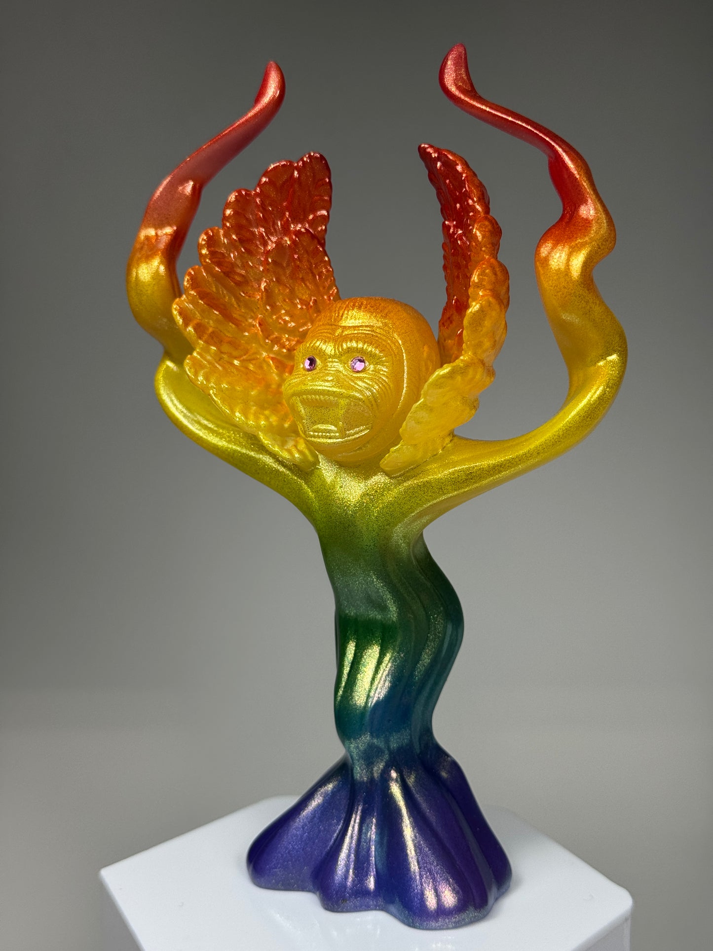 Adult Cherub Ape: Brighter Sparkle Rainbow