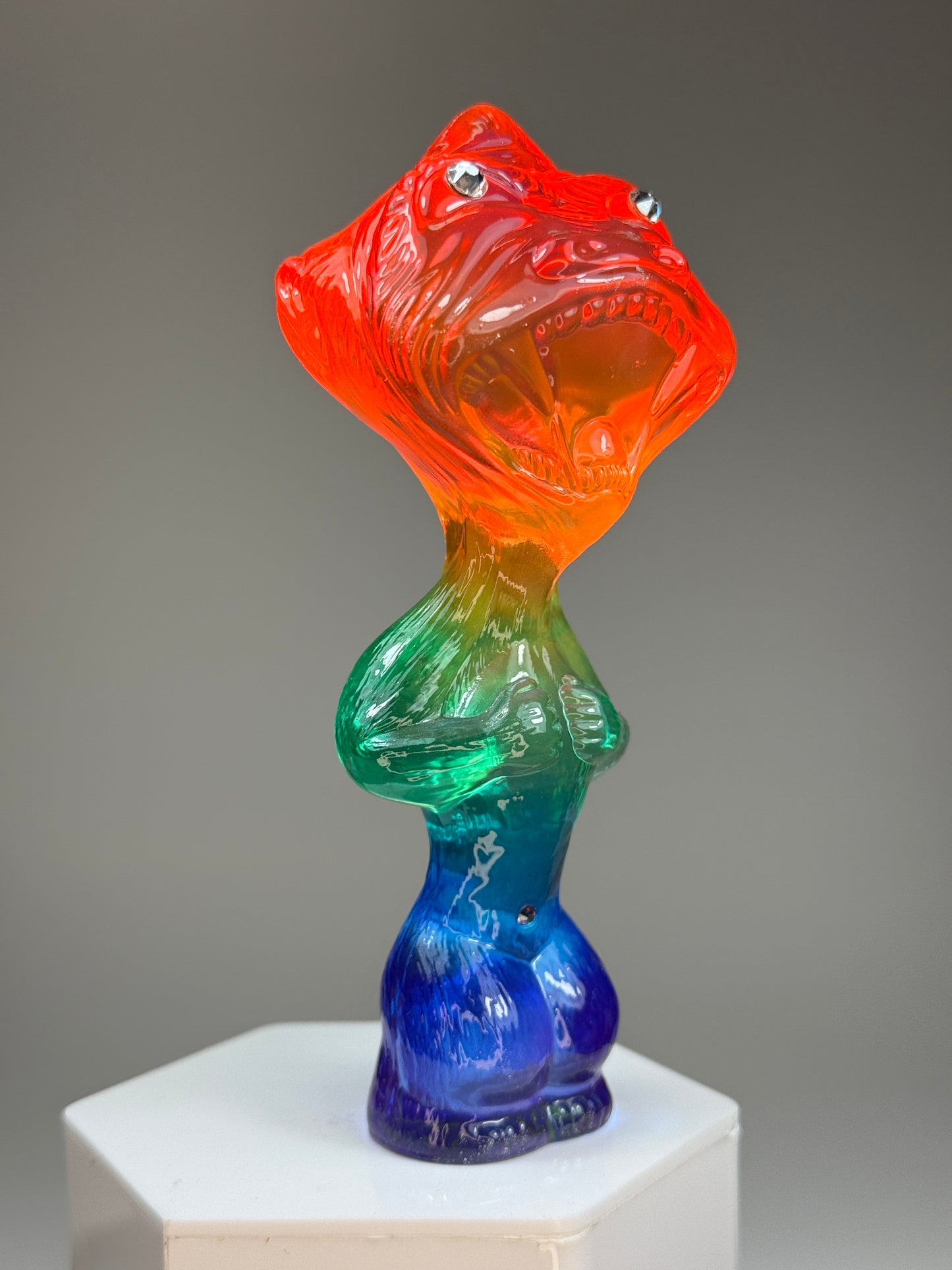 Fisheye Ape: Transparent Rainbow