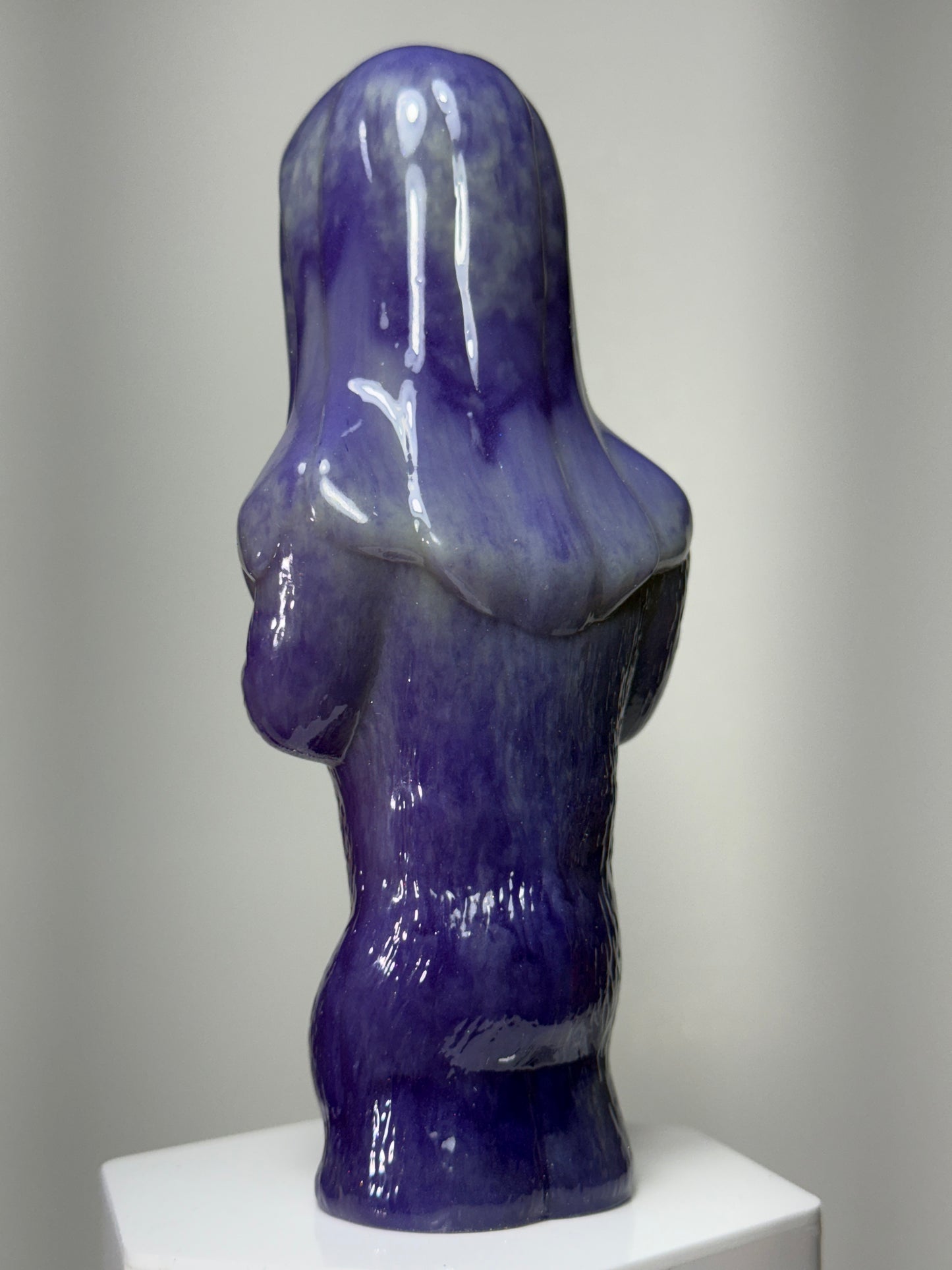 Jesus Ape: Marbled Purple and Yellow Glow