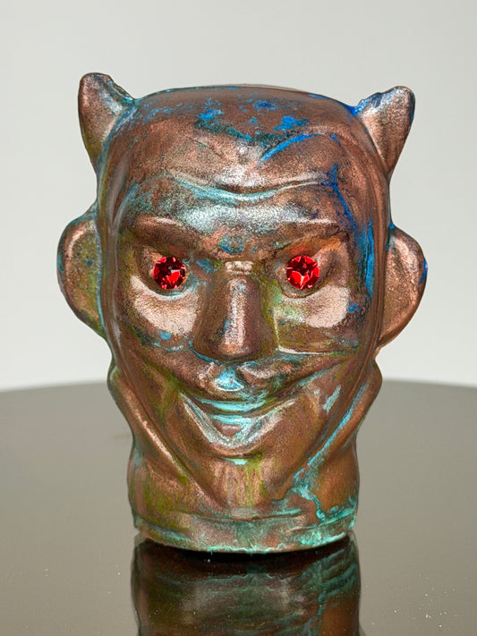 Devil Head: Copper Plated Ceramic
