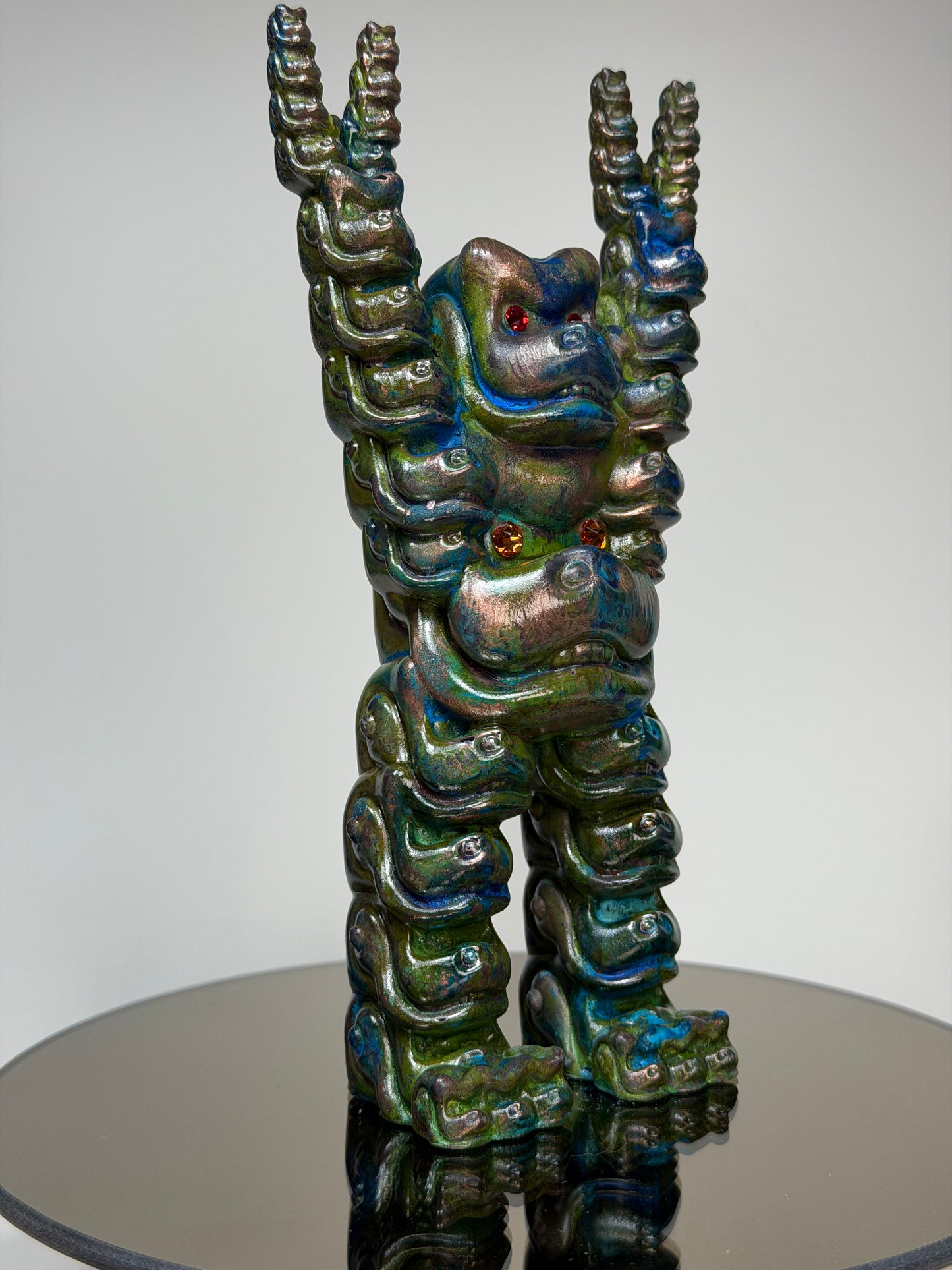 Mecha Head Ape: Copper Plated Large Prototype