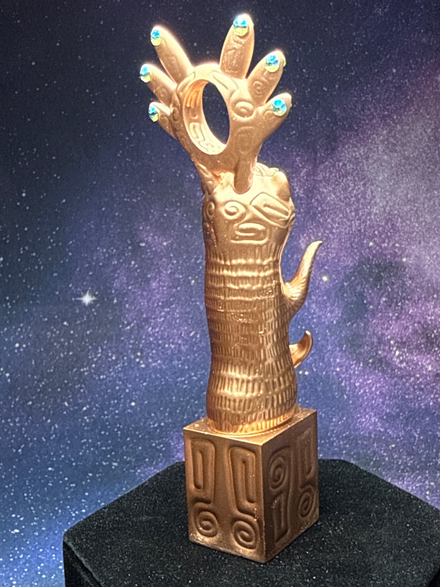 Egyptian Mongoose: Chrome Copper