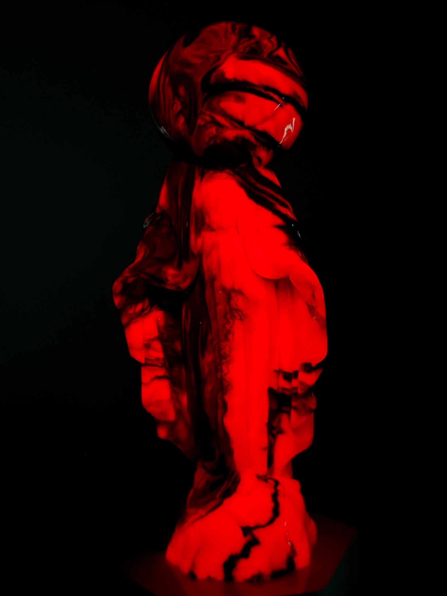 Happy Mary: Marbled Pink/Black Glow