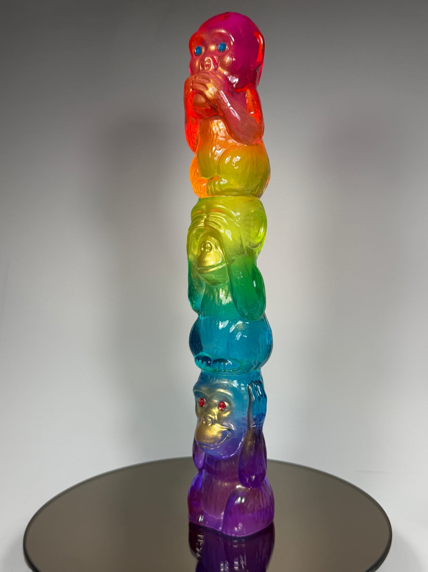 No Evil: XL Transparent Rainbow