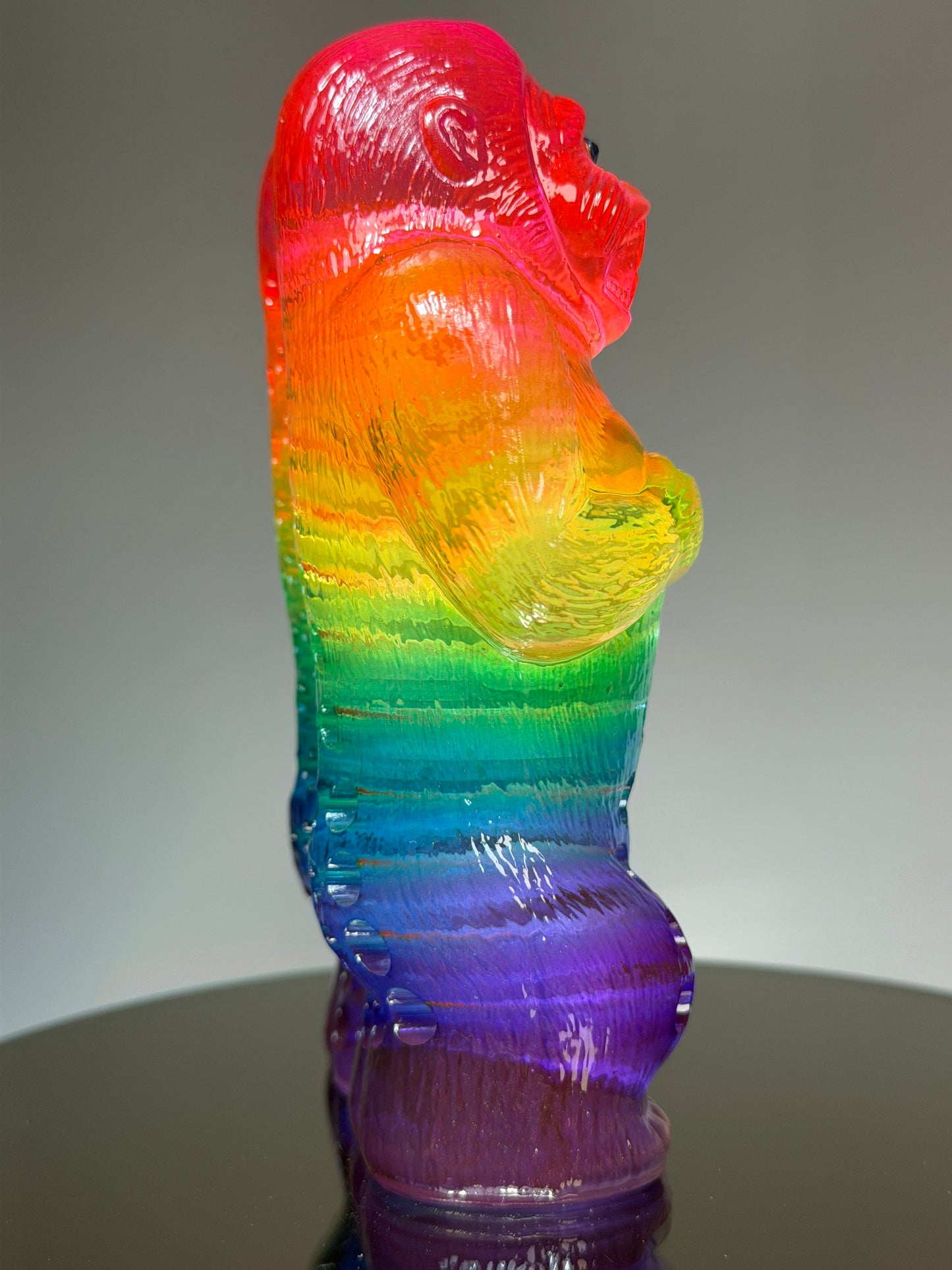 Perforated Ape Freak: Transparent Rainbow