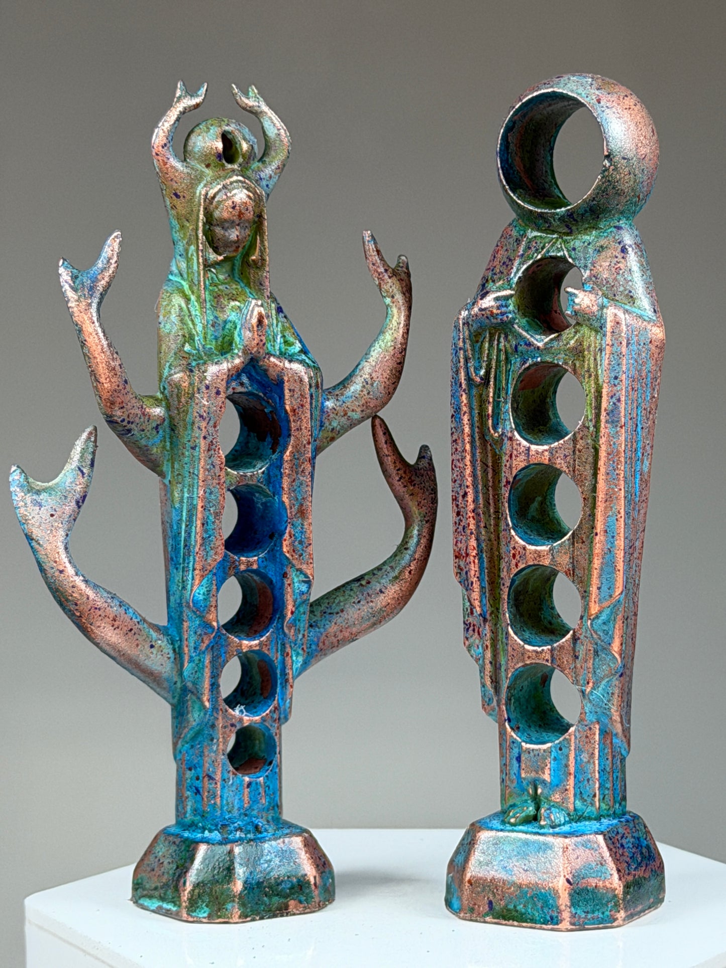 Whole Jesus and Mary Neo: Copper Plated Other Side