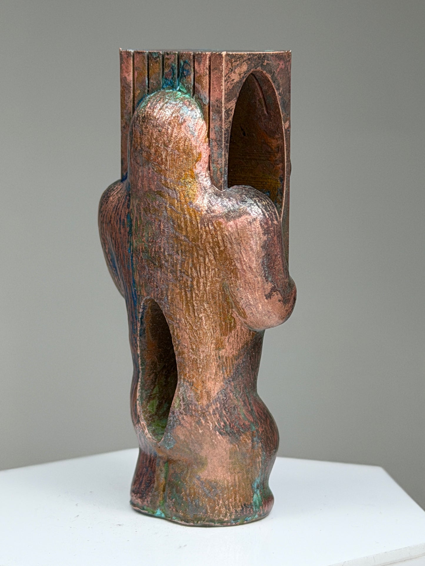 Monolith Head Ape: Copper Plated Stompy