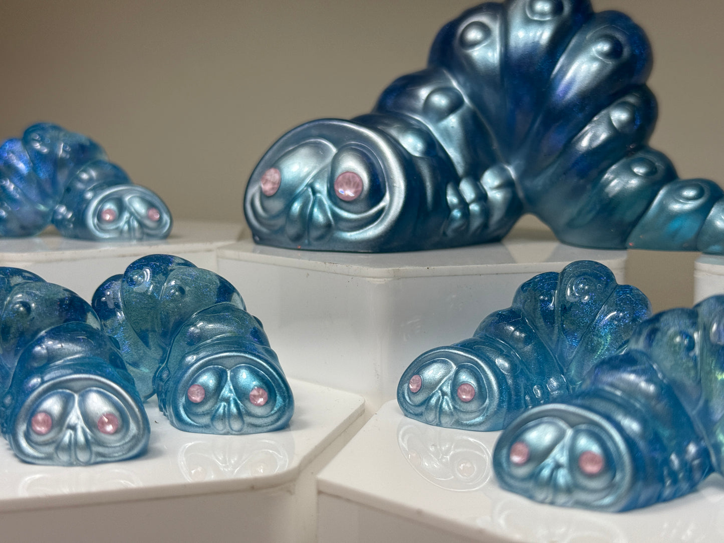 Worm: Shifty Blue Set of 7