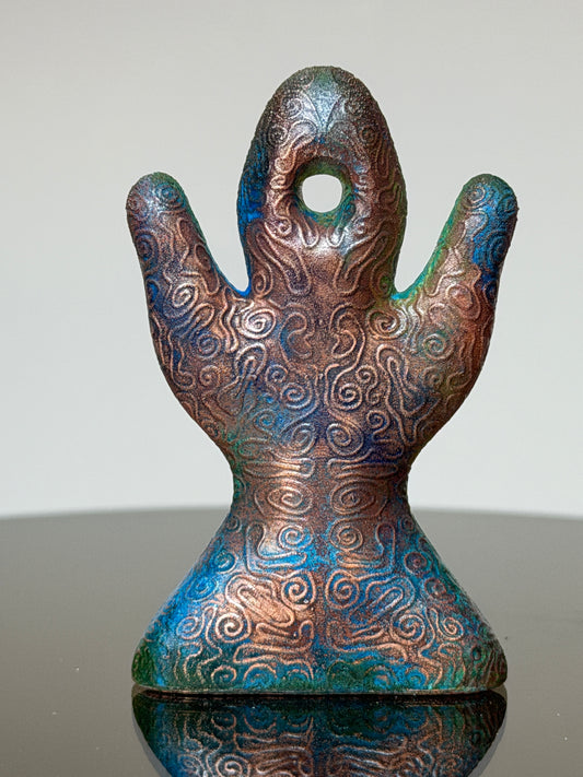 Glyph Number One: Copper Plated Fine