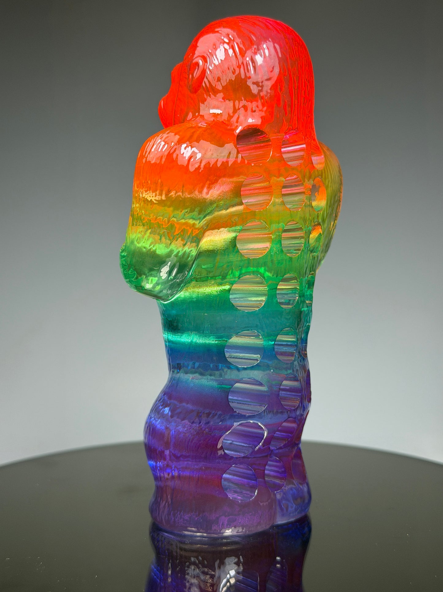 Perforated Ape: Transparent Rainbow