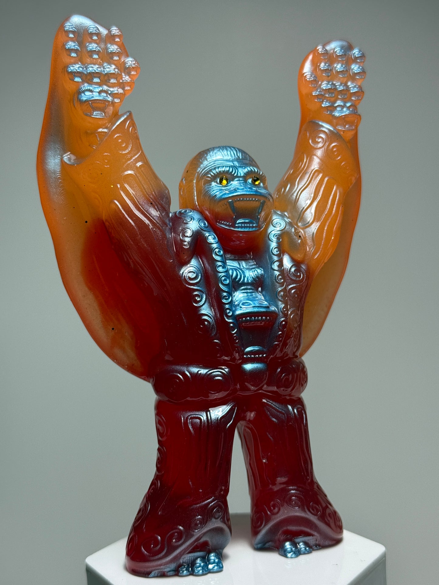 Elvis Ape: Orange/Red Glow