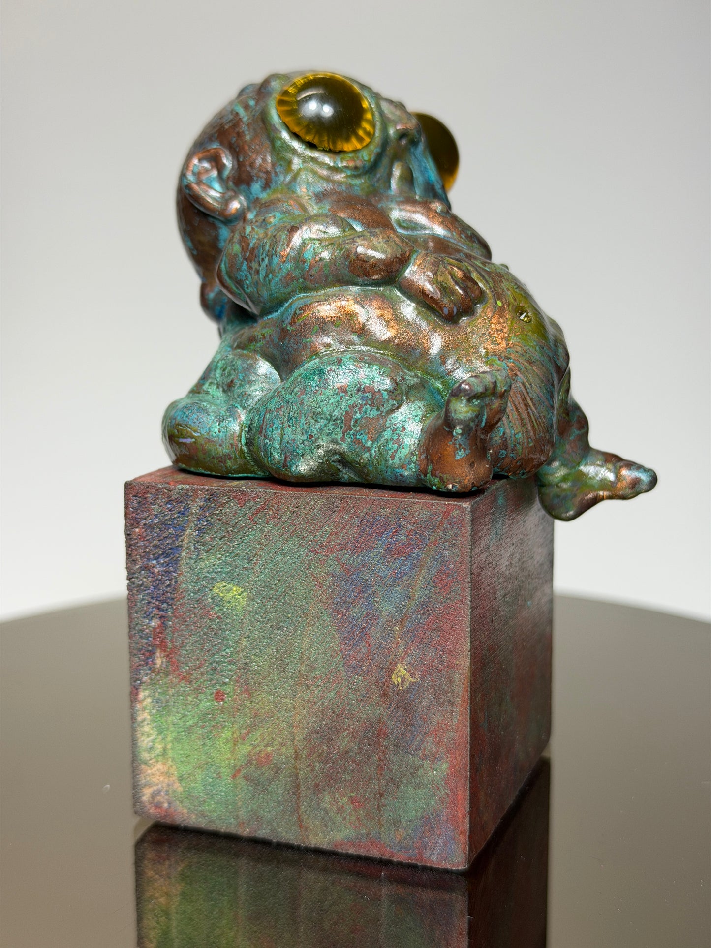 Bloat by Ophelia Toys: Copper Plated with Patina