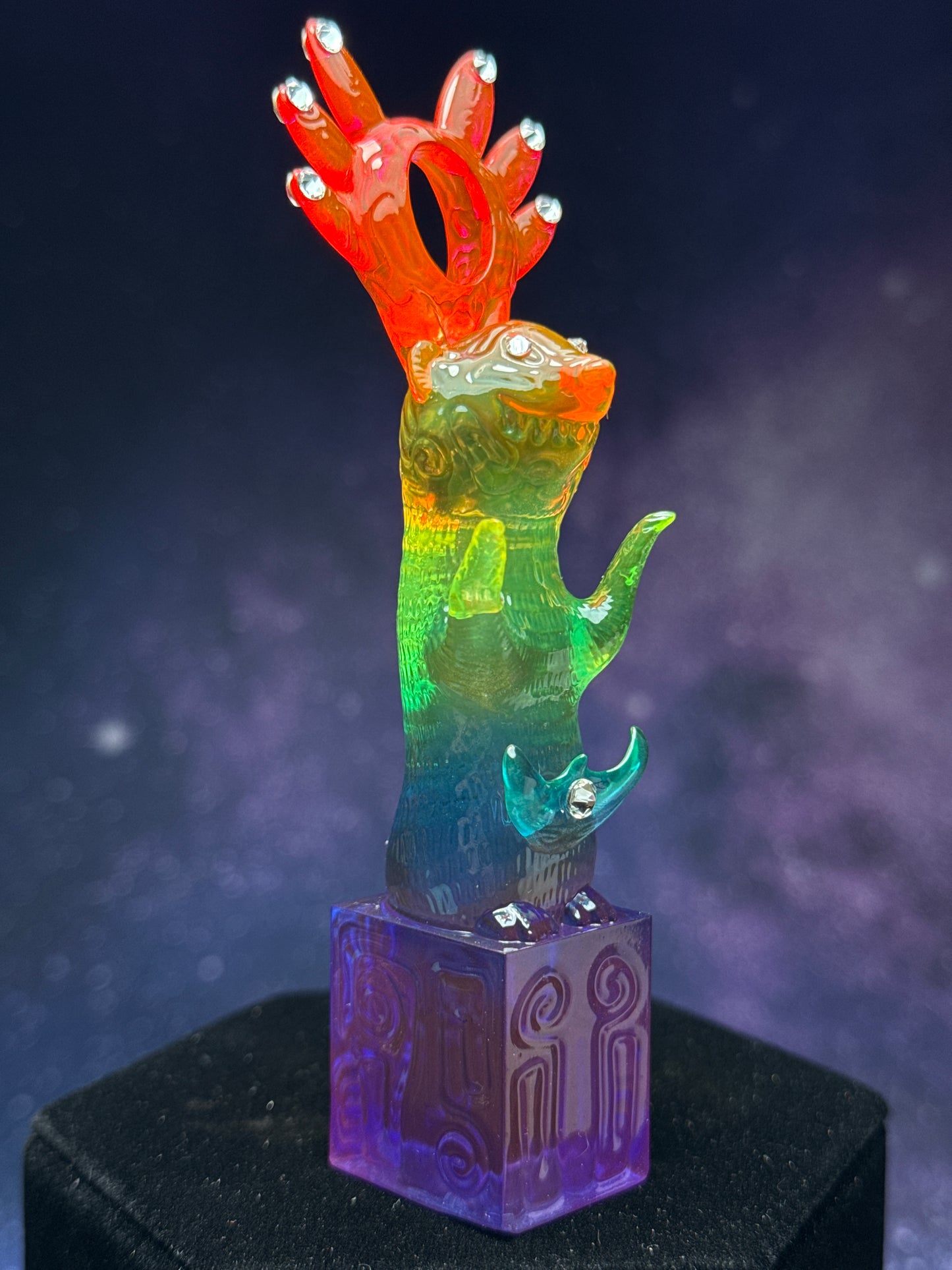 Egyptian Mongoose: Transparent Rainbow