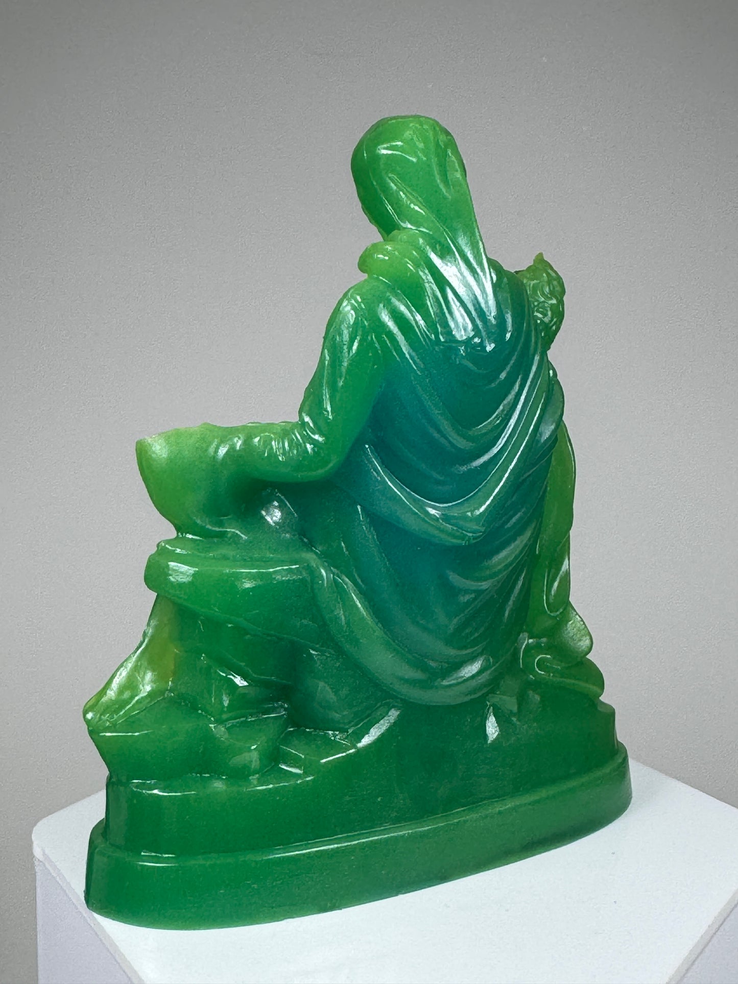 Pietà: Glow Green with Gold